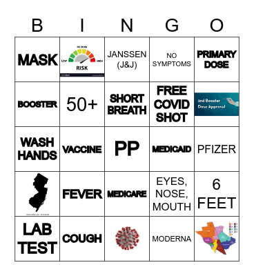 COVID BINGO Card