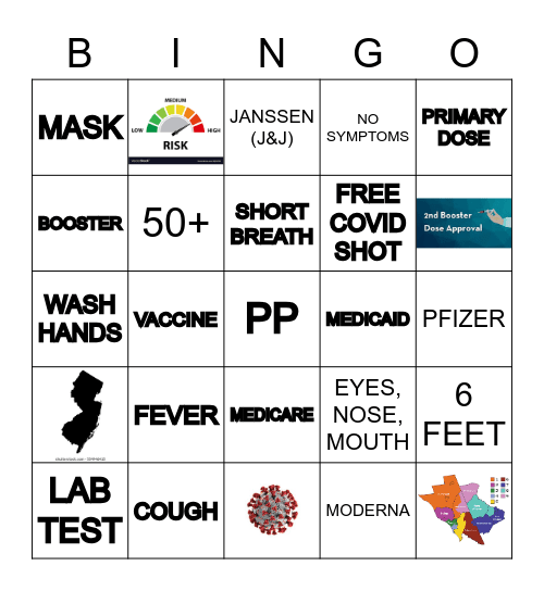 COVID BINGO Card