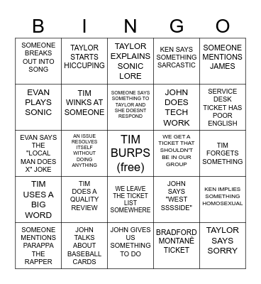 WFDV-TECH-OAHH bingo Card