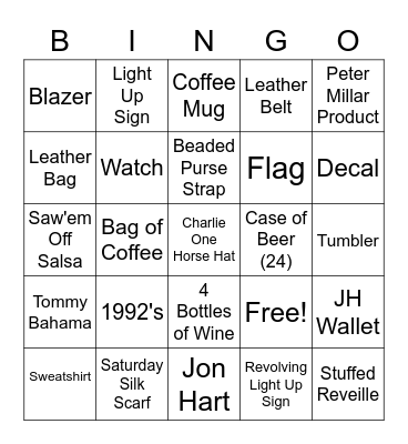 July Sales Bingo Card