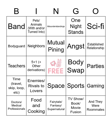 SOOBFEST Bingo Card