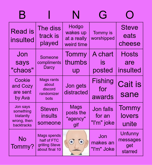 FTC BINGO Card