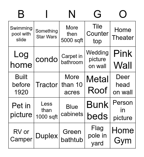 Quoting Bingo Card