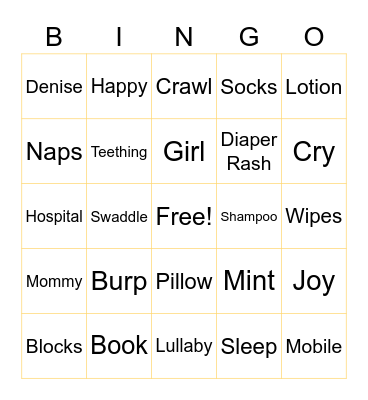 Lil Budz Bingo Card