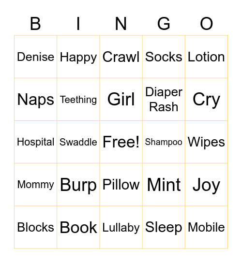 Lil Budz Bingo Card