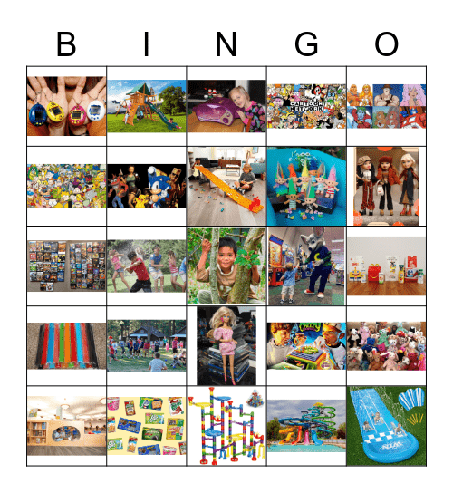 Be a Kid Again! Theme By Corey Fleming! Bingo Card