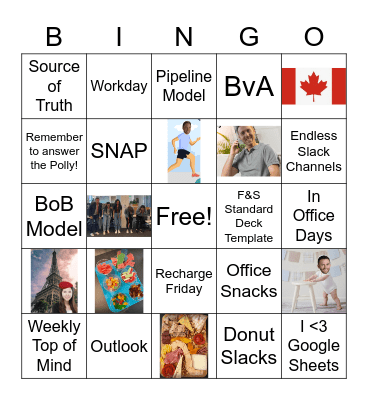 Boondoggle Bingo Card