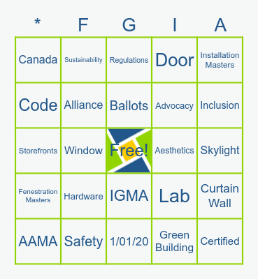 FGIA Staff Week 2022 Summer Bingo Card