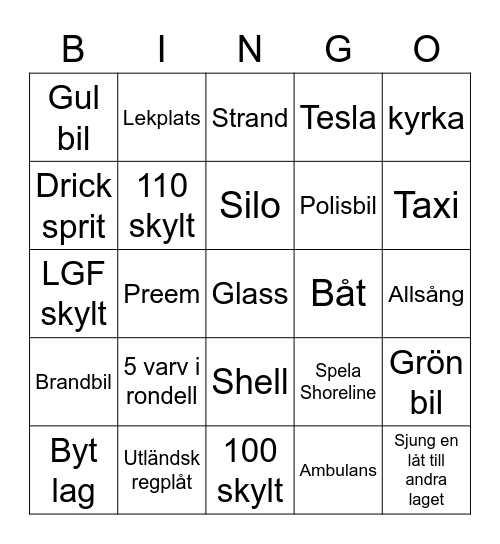 Mhippa bingo Card