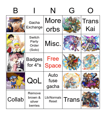 XPARK 2022 Bingo Card