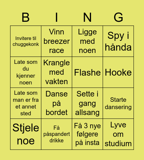 KRS☀️🫶 Bingo Card