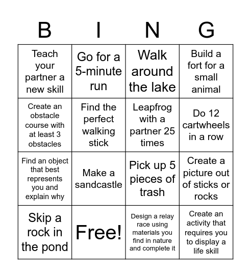 bingo 2 Bingo Card