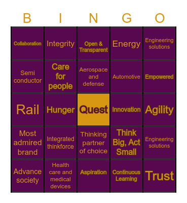 Bingo!! - Launchpad Bingo Card