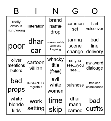 Dhar Mann Bingo V3 Bingo Card