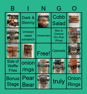 SERVER BINGO Card