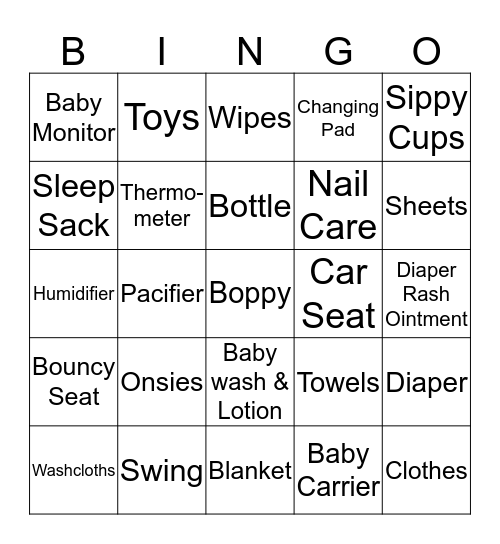 Sarah & Tim's Adventure Bingo Card