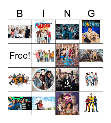 televisie Bingo Card