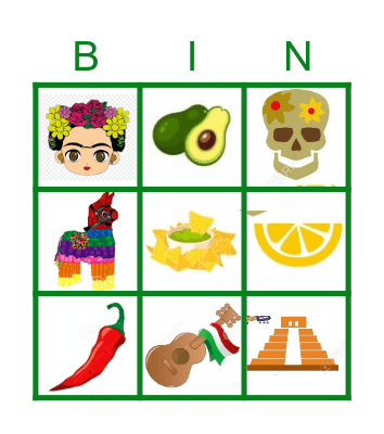 MEXICAN BINGO Card