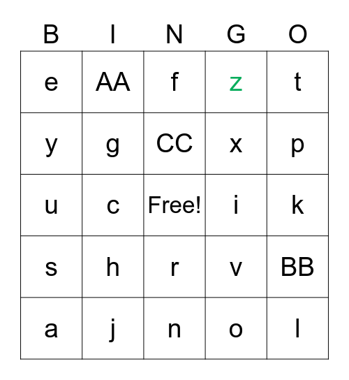 Academy Learning Hub Bingo Card
