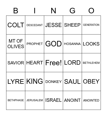 GOD, THE DESIGNER Bingo Card