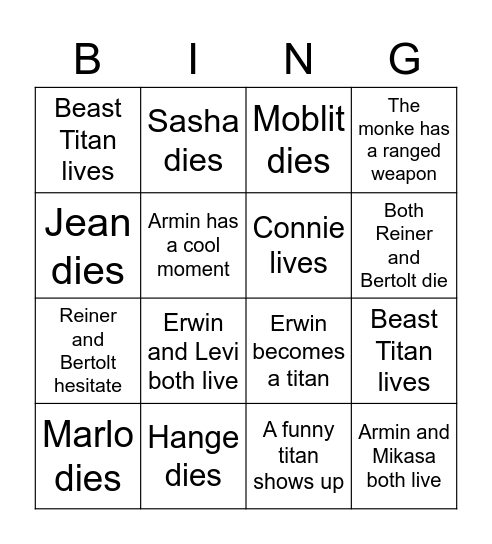 aOIAJEWGPOIAWJEGOIAEWJGOAEW Bingo Card