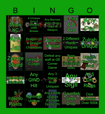 420 Lounge Team Bingo 2022 Bingo Card