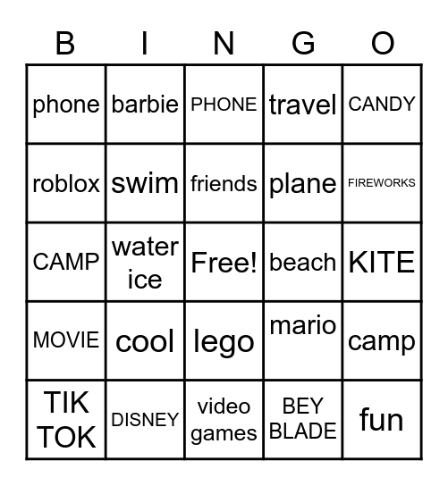 Ms. EBONY& Ms. Jay bingo Card