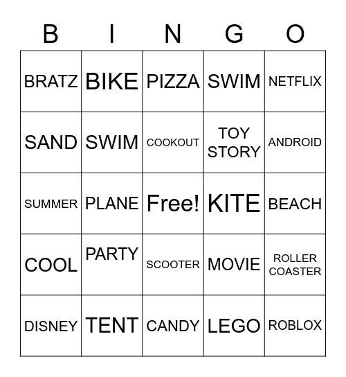 MS EBONY & MS JAY BINGO Card