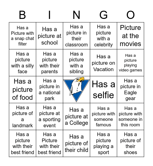 Photo Bingo Card