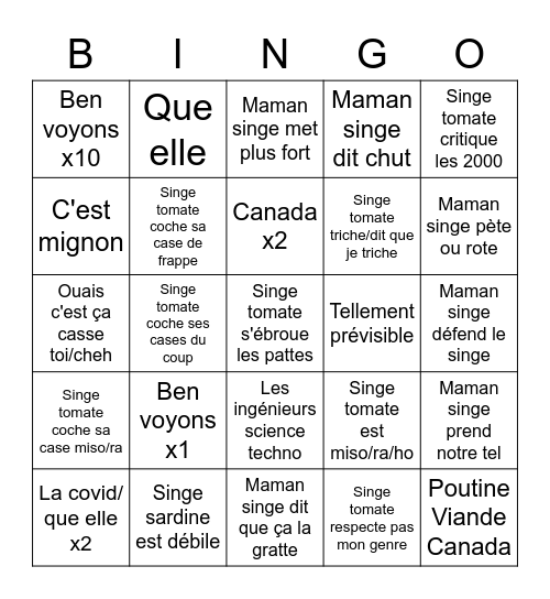 Willkommen die Zeit Bingo Card