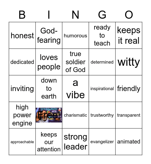 Love and Laughter with the Reids!  July 16, 2022 Bingo Card