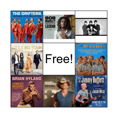 Musical Bingo Card