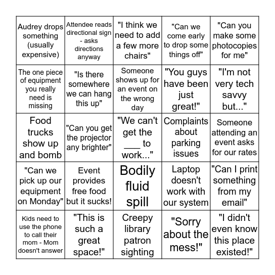 Viridian Bingo! Bingo Card
