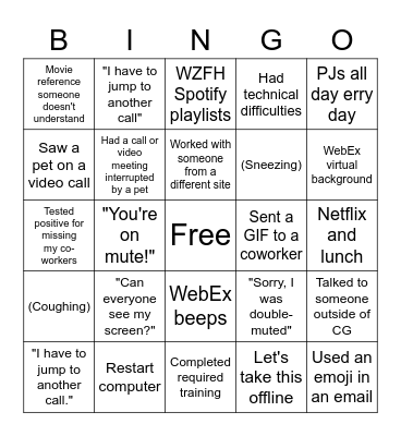 Hybrid Bingo Card