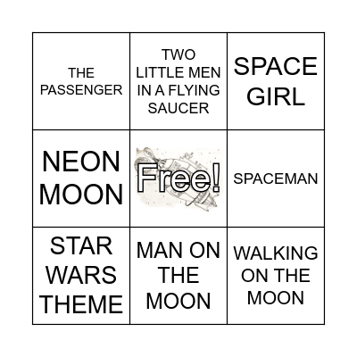 SPACE - ROUND 2 - COVER ALL Bingo Card