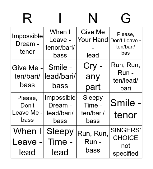 R21 MUSICFEST RINGO! Bingo Card