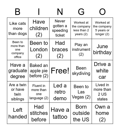 CorpLegal Bingo #1 Bingo Card
