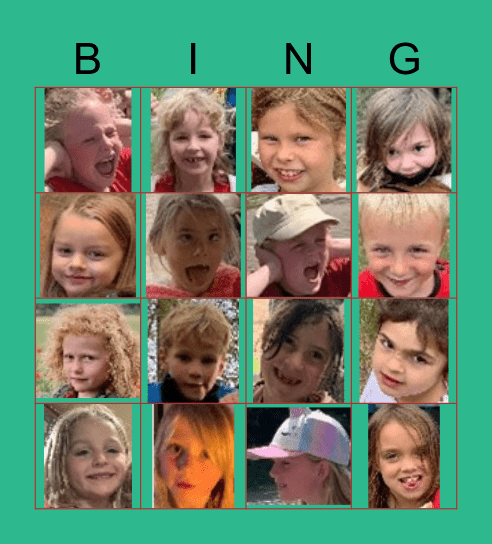 !!!!SLOEBER!!!! Bingo Card