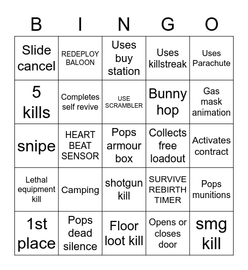 FORTUNES KEEP Bingo Card