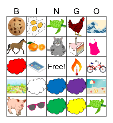 Spanish Review Bingo Card