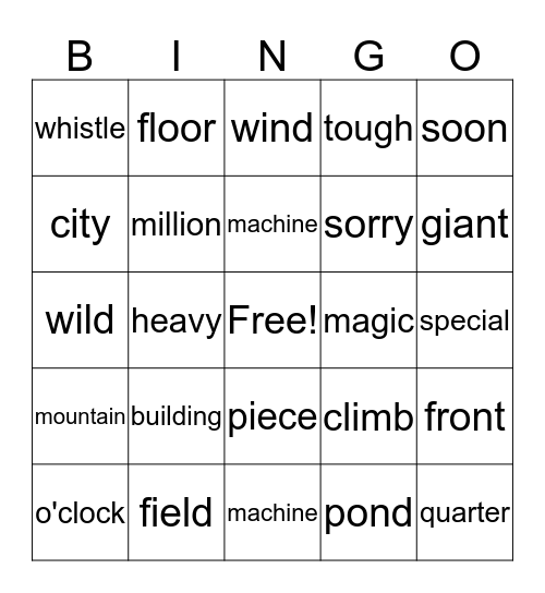 1R Bingo (Last Set) Bingo Card