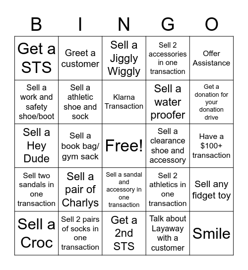 BINGO TIME! Bingo Card