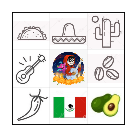 MEXICAN BINGO! Bingo Card