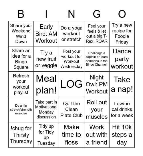 CRETACEOUS BINGO Card