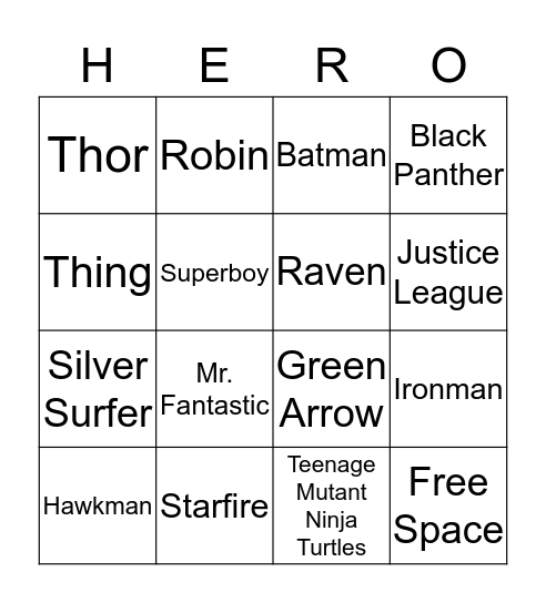 Customer Service Week 2015 Bingo Card