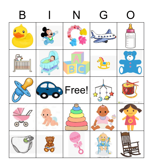 BABY BINGO Card