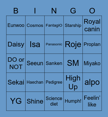 🐨 Bingo Card