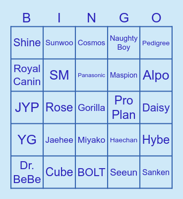 HAECHAN BINGO Card