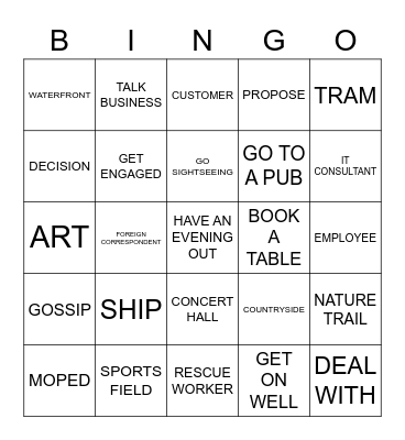 revision Bingo Card