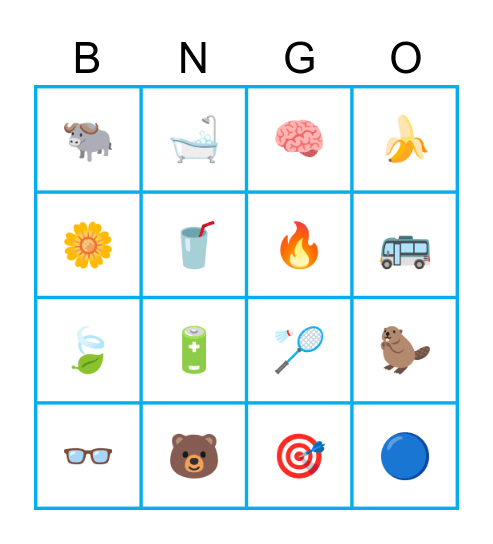 B-Bingo Card